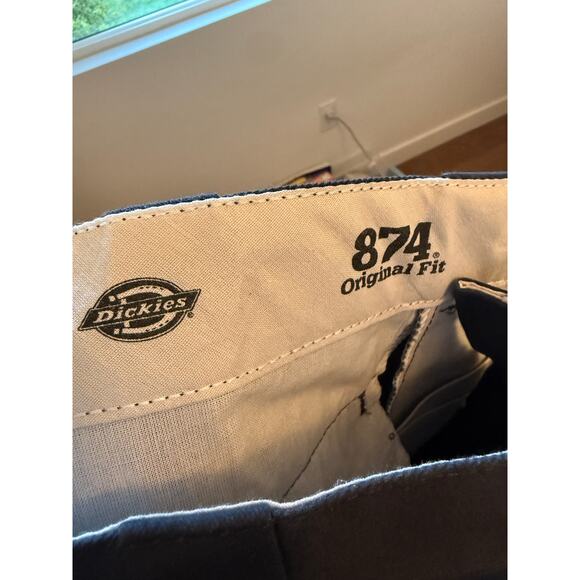 Men's Dickies 874 Original Fit Dark Gray Pants 30x30 - Picture 3 of 5